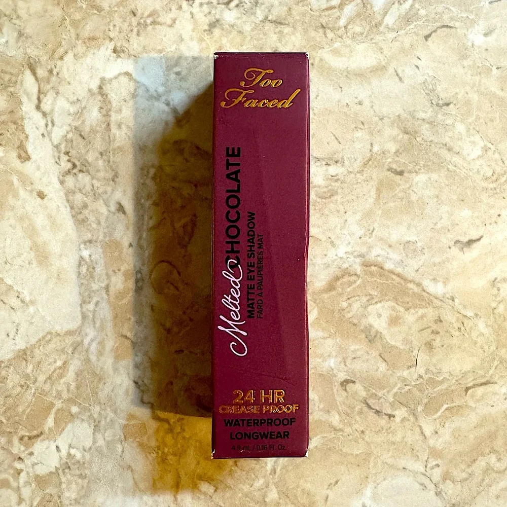 Too Faced Eyeshadow Melted Chocolate Matte, Chocolate Wine, 0.16oz/4.9ml
